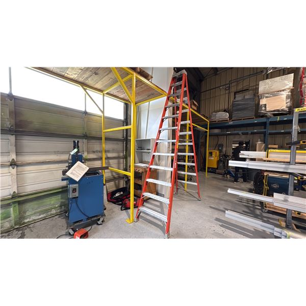 LOUISVILLE 12' FIBREGLASS STEP LADDER. PICK UP LAST DAY