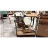 Image 2 : SHOP CART 45"X36"X42"H ON WHEELS
