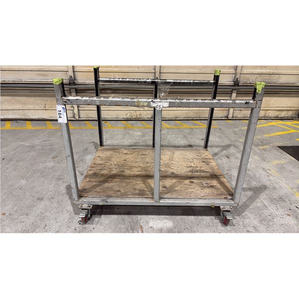 SHOP CART 45"X36"X42"H ON WHEELS