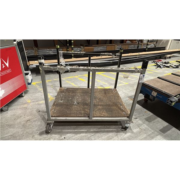 SHOP CART 45"X36"X42"H ON WHEELS