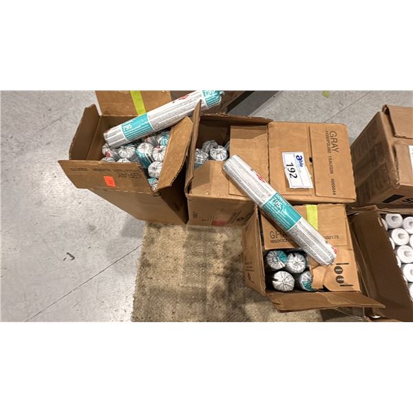 4 BOXES OF DOWSIL CONTRACTORS WEATHERPROOF SEALANT. GS-795 SAUSAGE GREY