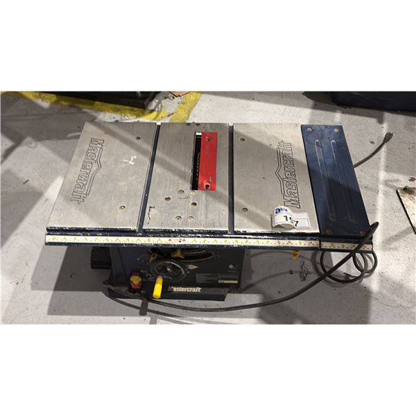 MASTERCRAFT PORTABLE TABLE SAW NO ACCESSORIES