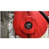 Image 3 : REELWORKS 50' AIR HOSE REEL AND 40' EXTENSION CORD REEL. BRING TOOLS TO REMOVE FROM WALL
