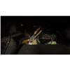 Image 5 : CONTENTS OF CABINET. SAFETY EQUIPMENT, HARNESSES, CAULKING GUN, HARD HATS, ETC