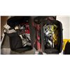 Image 6 : CONTENTS OF CABINET. SAFETY EQUIPMENT, HARNESSES, CAULKING GUN, HARD HATS, ETC