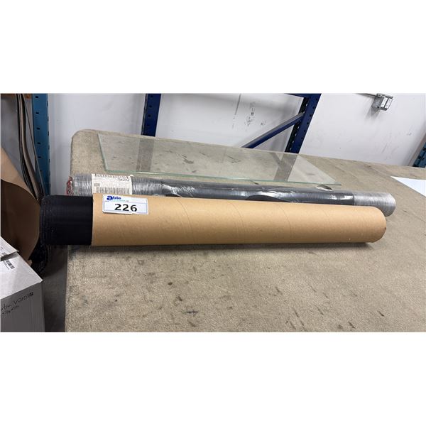 2 ROLLS WINDOW SCREENING. ONE METAL ONE NYLON