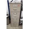 Image 3 : METAL CABINET WITH PAINT SUPPLIES, PAINT CANS, AND 4 DRAWER FILE CABINET WITH ASST SAFETY SUPPLIES,