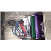 Image 6 : METAL CABINET WITH PAINT SUPPLIES, PAINT CANS, AND 4 DRAWER FILE CABINET WITH ASST SAFETY SUPPLIES,
