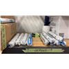 Image 15 : 6'X2' STORAGE RACK WITH CONTENTS. SEALANT, DOWSIL, VAPOUR SEAL-APPROX 15 ROLLS (LIKE BLUESKIN),