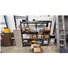 Image 1 : 6'X2' STORAGE RACK WITH CONTENTS. SEALANT, DOWSIL, VAPOUR SEAL-APPROX 15 ROLLS (LIKE BLUESKIN),