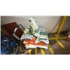 Image 1 : DOLLY WITH APPROX 10 BAGS OF MELTING SALT