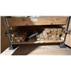 Image 6 : 32" WIDE WOOD STORAGE CABINET WITH CONTENTS. INC DOOR CLOSERS, MECHANISM PLATES,