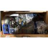 Image 10 : 32" WIDE WOOD STORAGE CABINET WITH CONTENTS. INC KEY SWITCHES, DOOR CONTROLS, HANDICAP SWITCHES,