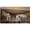 Image 2 : 32" WIDE WOOD STORAGE CABINET WITH CONTENTS. INC KEY SWITCHES, DOOR CONTROLS, HANDICAP SWITCHES,