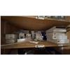 Image 3 : 32" WIDE WOOD STORAGE CABINET WITH CONTENTS. INC KEY SWITCHES, DOOR CONTROLS, HANDICAP SWITCHES,