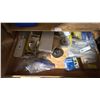 Image 8 : 32" WIDE WOOD STORAGE CABINET WITH CONTENTS. INC KEY SWITCHES, DOOR CONTROLS, HANDICAP SWITCHES,
