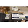 Image 10 : GROUP LOT OF 4 SHELVES OF VARIOUS SIZES OF 2 SIDED TAPE, SILICONE SEALANT, OVER 25 BOXES OF