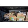 Image 7 : GROUP LOT OF 4 SHELVES OF VARIOUS SIZES OF 2 SIDED TAPE, SILICONE SEALANT, OVER 25 BOXES OF