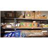 Image 1 : 5 SHELVES WITH INSTALLATION PINS, DEF FLUID, COMMERCIAL DOOR HANDLES, ETC