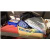 Image 2 : CONTENTS OF 3 SHELVES. CASE OF PACKING TAPE, 6 BOXES OF BARRICADE TAPE, LOCTITE, SPRAY ADHESIVE,