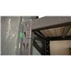 Image 3 : 5 SECTIONS OF LIGHT INDUSTRIAL RACKING 6'X2'X6'H WITH DECKING. PICK UP LAST DAY