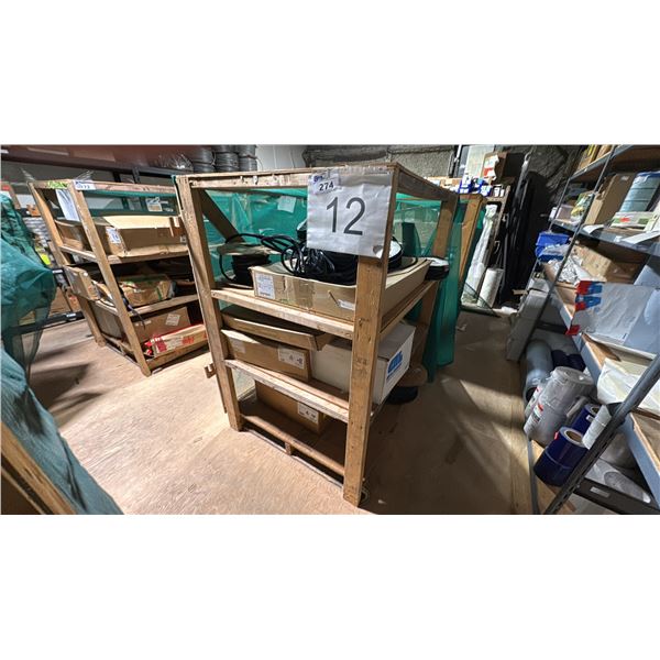 2 PALLET LOT -SHELF PALLET-APPROX 17 ROLLS OF WINDOW GASKET MATERIAL