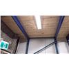 Image 8 : INDUSTRIAL REMOVABLE MEZZANINE. MEASURES 13'10"X18'6"X10'H. WITH LIGHTING AND 2X10" AND