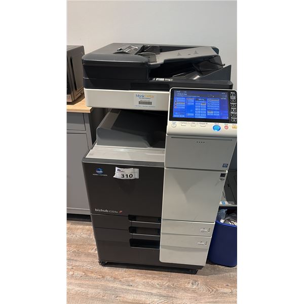 KONICA MINOLTA BIZHUB C224E COLOR MULTI FUNCTION PRINTER. APPROX 367,000 COPIES, REGULARLY SERVICED
