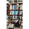 Image 1 : 2 DARK CHERRY WOOD GRAIN LAMINATE 6' BOOK SHELVES NO CONTENTS