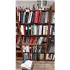 Image 1 : 2 DARK CHERRY WOOD GRAIN LAMINATE 6' BOOK SHELVES NO CONTENTS