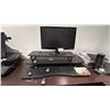 Image 2 : 24" LG MONITOR WITH ADJUSTABLE SIT STAND
