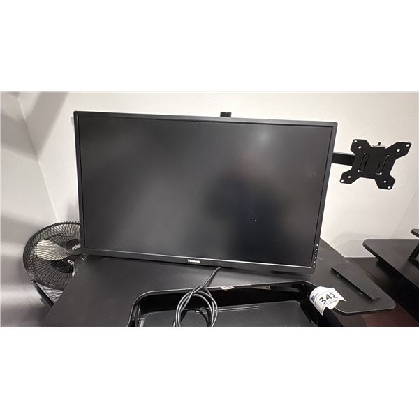 32" VIEWSONIC WITH ADJUSTABLE SIT STAND
