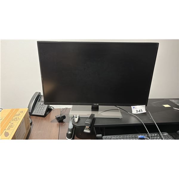 32" ASUS MONITOR WITH ADJUSTABLE SIT STAND