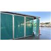 Image 10 : CUSTOM STRUCTURE. ALUMINUM FRAME. SCREENED DOORS. APPROX. 11' X 36'6". 10' HIGH
