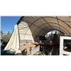 Image 2 : TEMPORARY TENT STRUCTURE. APPROX. 30' X 20'6". 13' HIGH AT CENTER.