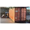 Image 1 : 20' SHIPPING CONTAINER. SEA CAN. RUST PAINT COLOUR. NO CONTENTS