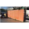 Image 2 : 20' SHIPPING CONTAINER. SEA CAN. RUST PAINT COLOUR. NO CONTENTS