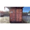 Image 3 : 20' SHIPPING CONTAINER. SEA CAN. RUST PAINT COLOUR. NO CONTENTS