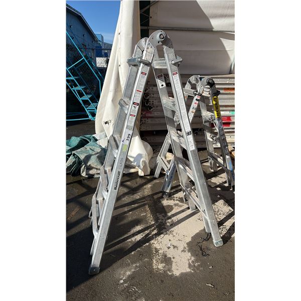 MASTERCRAFT COMBINATION  LADDER. STEP/EXTENSION. MODEL 061-1056-6. 22' MAXIMUM