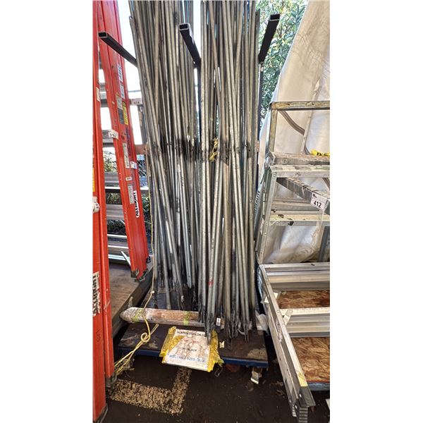 CUSTOM HEAVY DUTY CART APPROX. 383" X 38" 68" HIGH