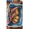 Image 3 : TWO BINS OF HEAVY DUTY RATCHET STRAPS AND SLINGS