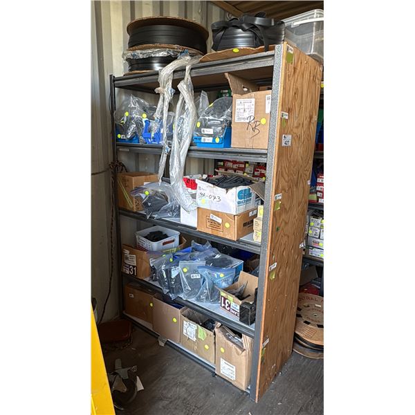 48" SHELF AND CONTENTS. SETTING BLOCKS, MOLDINGS, ETC.