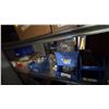 Image 3 : 48" SHELF WITH CONTENTS.  ASSORTMENT OF GLASS INSTALLATION HARDWARE