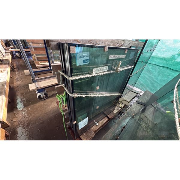 APPROX. 53 SEALED WINDOWS. VARIOUS SIZES UP TO 69" X 56"