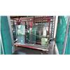 Image 2 : LARGE RED GLASS CART DOUBLE SIDED