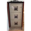 Image 1 : FILE PROOF FILE CABINET. THREE DRAWER LEGAL, BEIGE