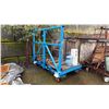 Image 2 : 7' X 4' BLUE SINGLE SIDED MATERIAL CART
