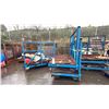 Image 2 : 7' X 4' BLUE SINGLE SIDED MATERIAL CART