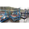 Image 3 : 7' X 4' BLUE SINGLE SIDED MATERIAL CART