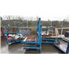 Image 2 : 7' X 4' BLUE SINGLE SIDED MATERIAL CART